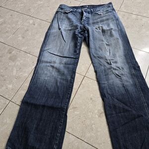 Men's 7 For All Mankind A Pkt Relaxed Jean 32 Distressed